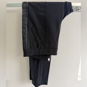 Karl Lagerfeld Black Logo-Trim Joggers for Kids